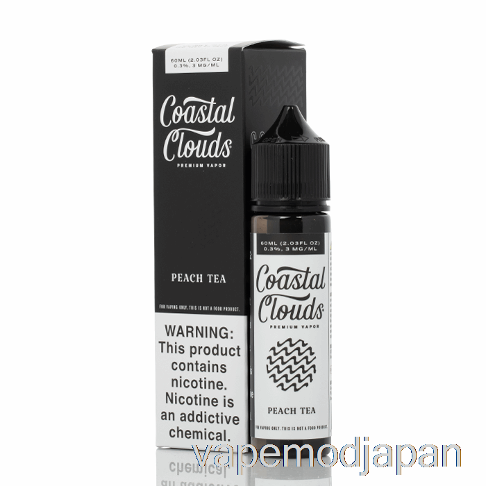VAPE MOD ピーチティー - Coastal Clouds Co. - 60ml 3mg